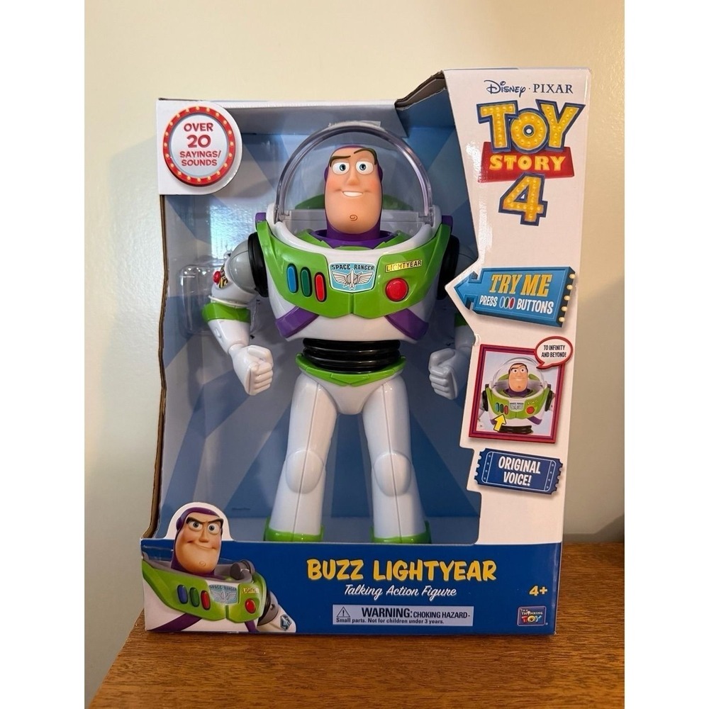 Disney Pixar Toy Story 4 Buzz Lightyear Talking Action Figure - White & Green